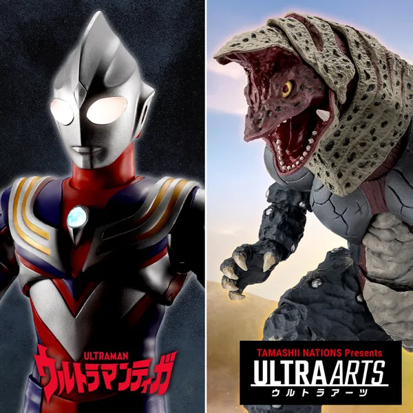 【ウルトラアーツ】真骨彫製法の「ウルトラマンティガ マルチタイプ」とS.H.Figuartsの「ゴルザ」が「30th Anniversary Edition」で登場!
