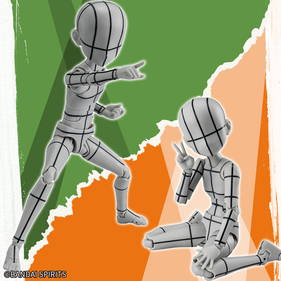 【ボディくん/ボディちゃん】「ボディくん・ボディちゃん -杉森建- Editionワイヤーフレーム (Gray Color Ver.)」が登場!