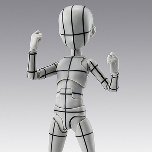 S.H.Figuarts ボディくん -杉森建- Edition-ワイヤーフレーム-(Gray Color Ver.)